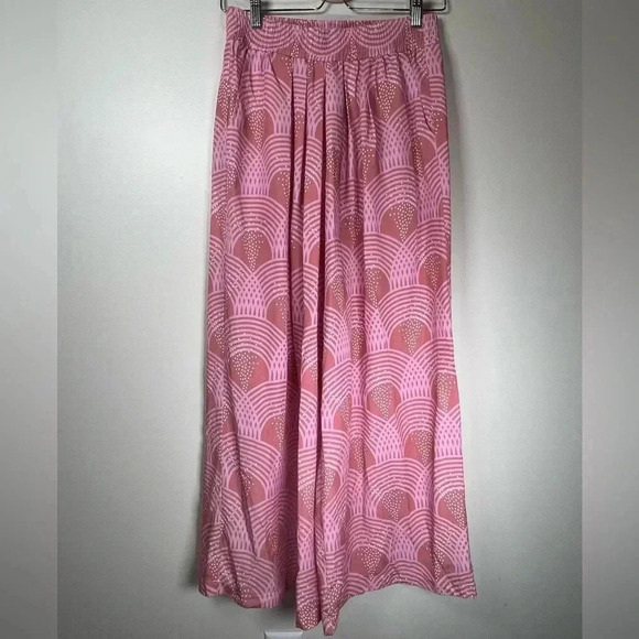 Leroli “Zoe” Pant In Sunset Wide Leg Loose Fit Ankle Length Women’s Size Medium - Picture 3 of 11